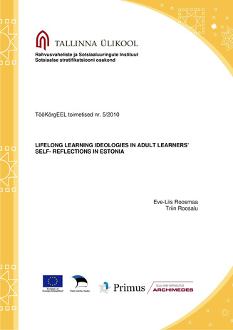 Lifelong learning ideologies in adult learners' self-reflections in Estonia