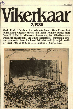 Vikerkaar ; 7 1988
