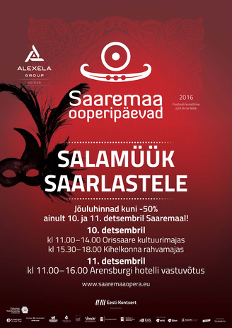 Saaremaa ooperipäevad : salamüük saarlastele 