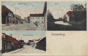 Wesenberg : Langstrasse ; Peuth ; Töchterschule 