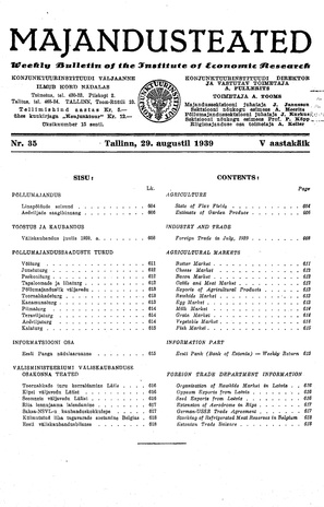 Majandusteated ; 35 1939-08-29