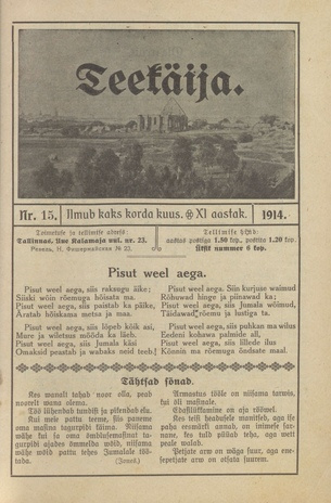 Teekäija : Eesti Baptisti Koguduse Ühenduse häälekandja ; 15 1914