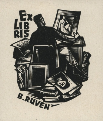 Ex libris B. Ruven 