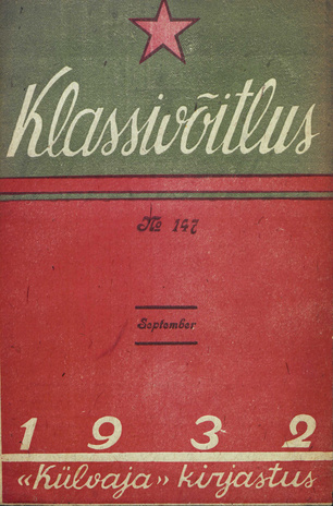 Klassivõitlus ; 147 1932-09