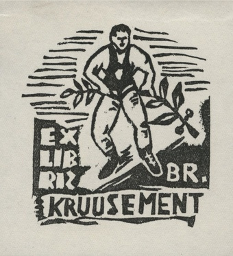 Ex libris Br. Kruusement 