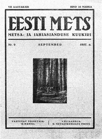 Eesti Mets ; 9 1927