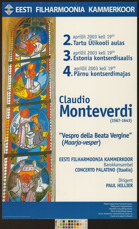 Claudio Monteverdi Vespro della Beata Vergine 