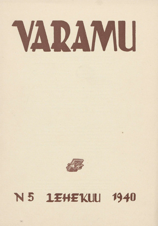 Varamu ; 5 1940-05