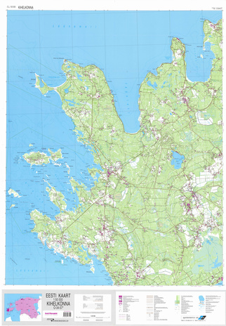 Eesti kaart 1:50000. O-34-57, Kihelkonna