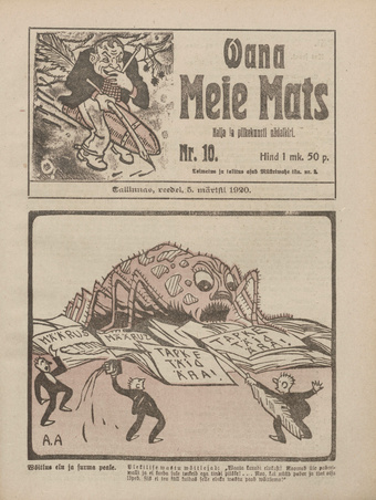 Vana Meie Mats : nalja- ja pilkekunsti nädalkiri ; 10 1920-03-05
