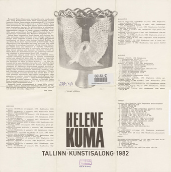 Helene Kuma : näituse kataloog 