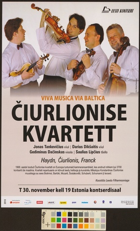 Čiurlionise kvartett : Viva Musica Via Baltica 
