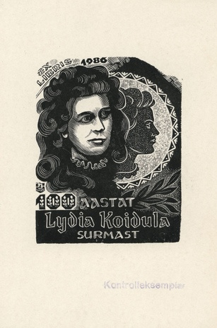 100 aastat Lydia Koidula surmast : ex libris 
