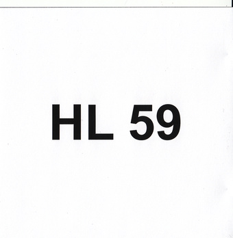 HL 59 : Eesti Muusikafondi heliarhiiv