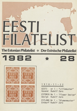 Eesti filatelist = The Estonian philatelist ; 28 1982