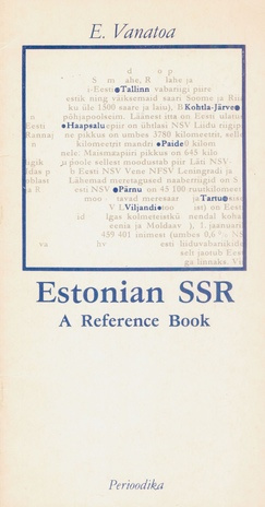 Estonian SSR : a reference book 