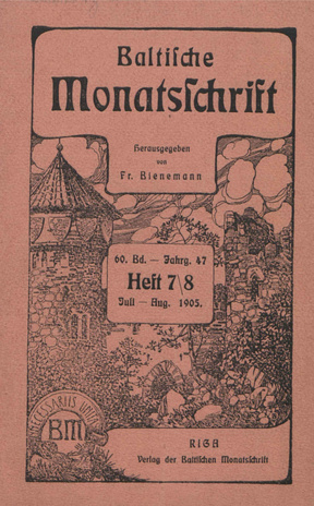 Baltische Monatsschrift ; 7/8 1905-07/08