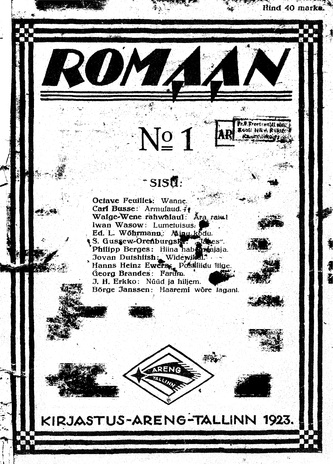 Romaan ; 1 1923
