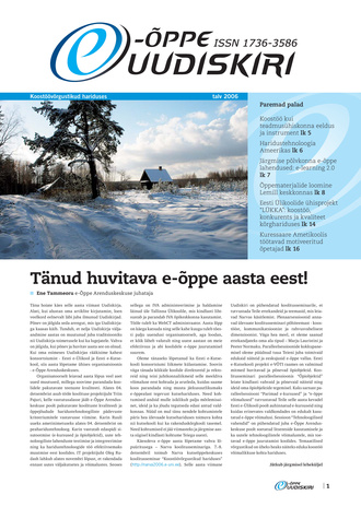 E-õppe Uudiskiri ; 4 (talv)