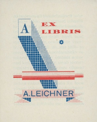 Ex libris A. Leichner 