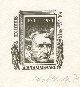 Ex libris A. H. Tammsaare 