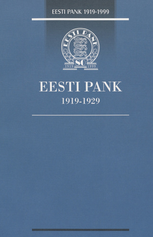 Eesti Pank 1919-1929 
