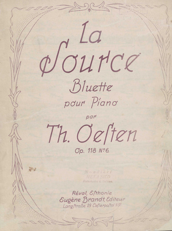 La source : bluette pour piano : Op. 118 No. 6