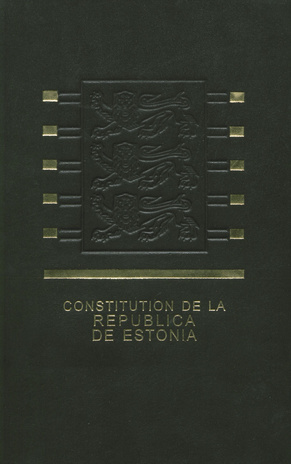 Constitucion de la Respublica de Estonia = Eesti Vabariigi põhiseadus 