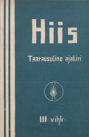 Hiis : taarausuline ajakiri ; 3 1931-05