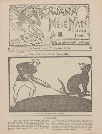 Vana Meie Mats : nalja- ja pilkekunsti nädalkiri ; 40 1919-10-17