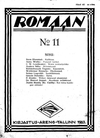 Romaan ; 11 1923