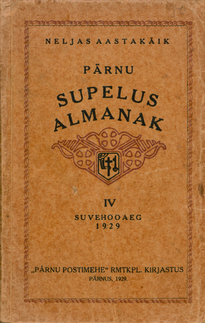 Pärnu supelus-almanak : suvehooaeg ; 1929
