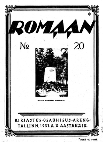 Romaan ; 20 (230) 1931-10