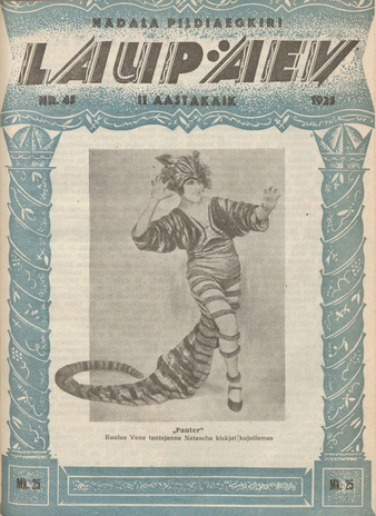 Laupäev : nädala pildileht ; 45 1925