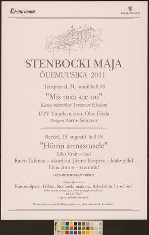 Stenbocki maja õuemuusika 2011