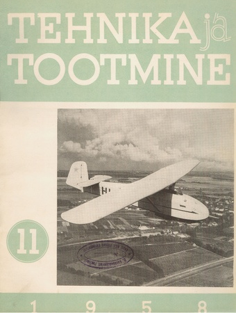 Tehnika ja Tootmine ; 11 1958-11