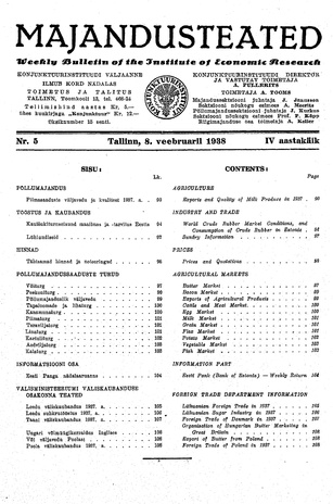Majandusteated ; 5 1938-02-08