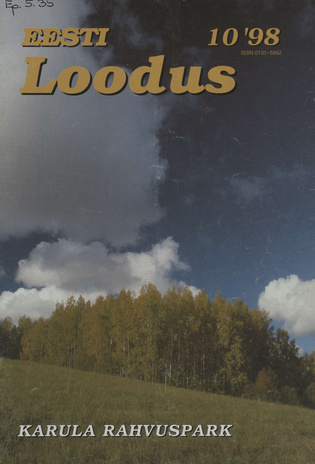 Eesti Loodus ; 10 1998-10