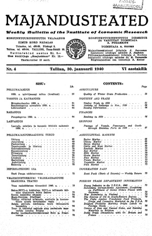 Majandusteated ; 4 1940-01-30