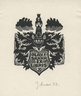 Olavi Saava ex libris 