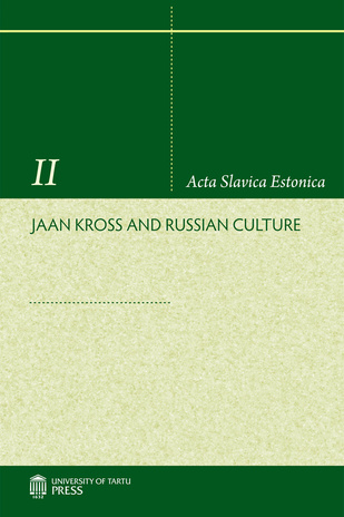 Jaan Kross and Russian culture