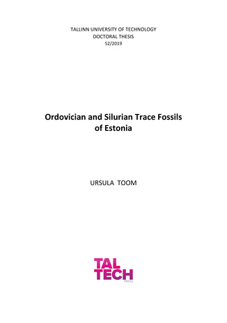 Ordovician and Silurian trace fossils of Estonia = Ordoviitsiumi ja Siluri ajastu jäljekivistised Eestis 
