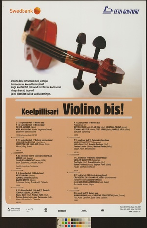 Keelpillisari Violino bis!