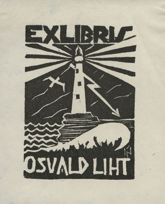 Exlibris Osvald Liht 