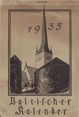 Baltischer Kalender : für das Jahr 1935