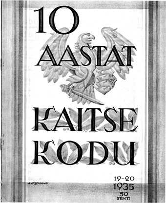 Kaitse Kodu! ; 19-20 1935