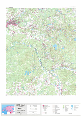 Eesti kaart 1:50000. O-35-66, Karula