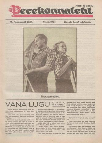 Perekonnaleht : mitmesuguse sisuga ajaviiteajakiri ; 3 (266) 1936-01-15