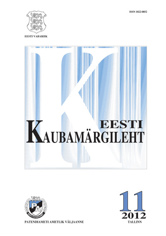 Eesti Kaubamärgileht ; 11 2012