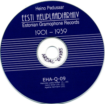 Eesti heliplaadiarhiiv 1901-1939. 09